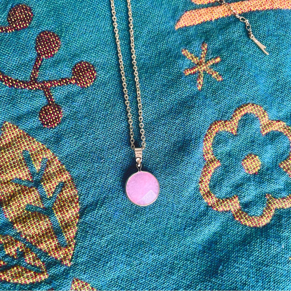 Rose quartz serenity necklace